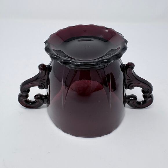 Vintage Cambridge 3400/68 Amethyst Open Sugar and Creamer Set 1940s/50s - Picture 12 of 14